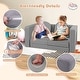 preview thumbnail 9 of 8, Gymax 8 PCS Modular Kids Play Couch Sofa w/ Suede Fabric Cover