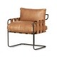 preview thumbnail 11 of 17, Classic Home Morodo Leather Accent Chair
