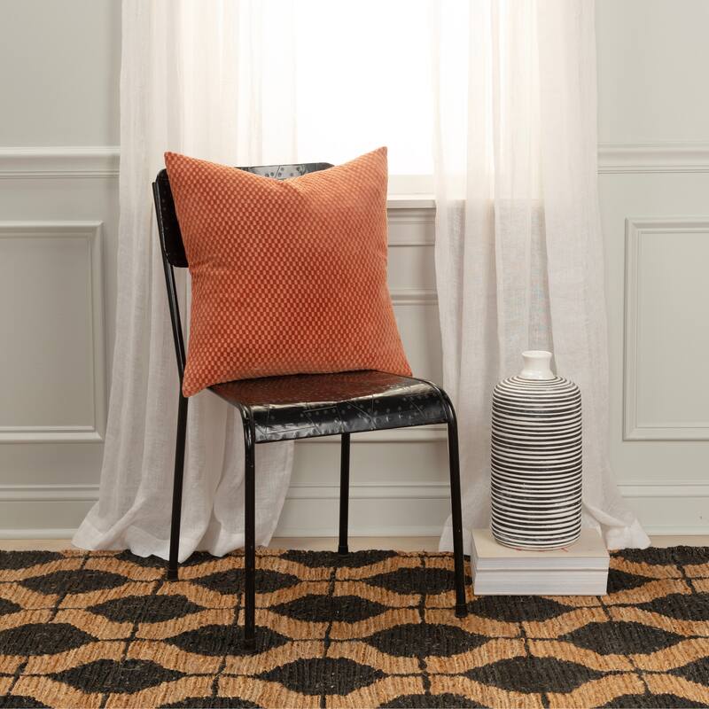 Rizzy Home Transitional Pillow Cover - 20" x 20"