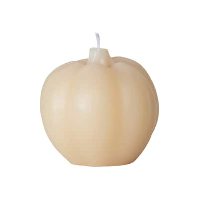 Organic Unscented Pumpkin Shaped Candle