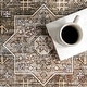 preview thumbnail 14 of 13, Nuloom Purdie Medallion SplashGuard Machine Washable Area Rug