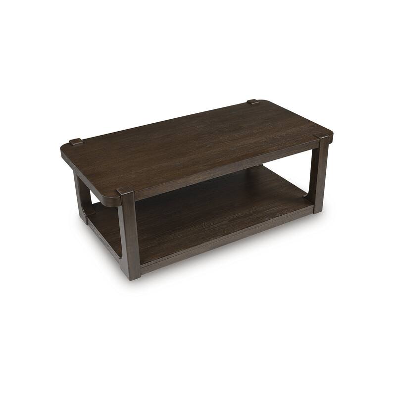 Signature Design by Ashley Breckington Brown Coffee Table - 50"W x 26"D x 18"H
