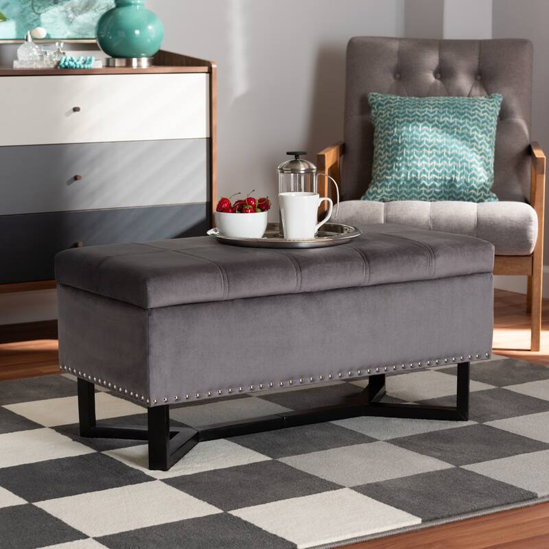 Esther Modern and Contemporary Storage Ottoman