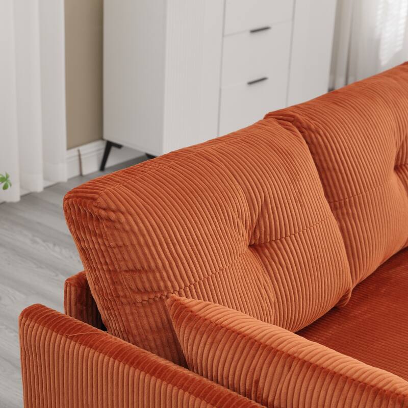 L-shaped multi-functional reversible storage Velvet combination sofa