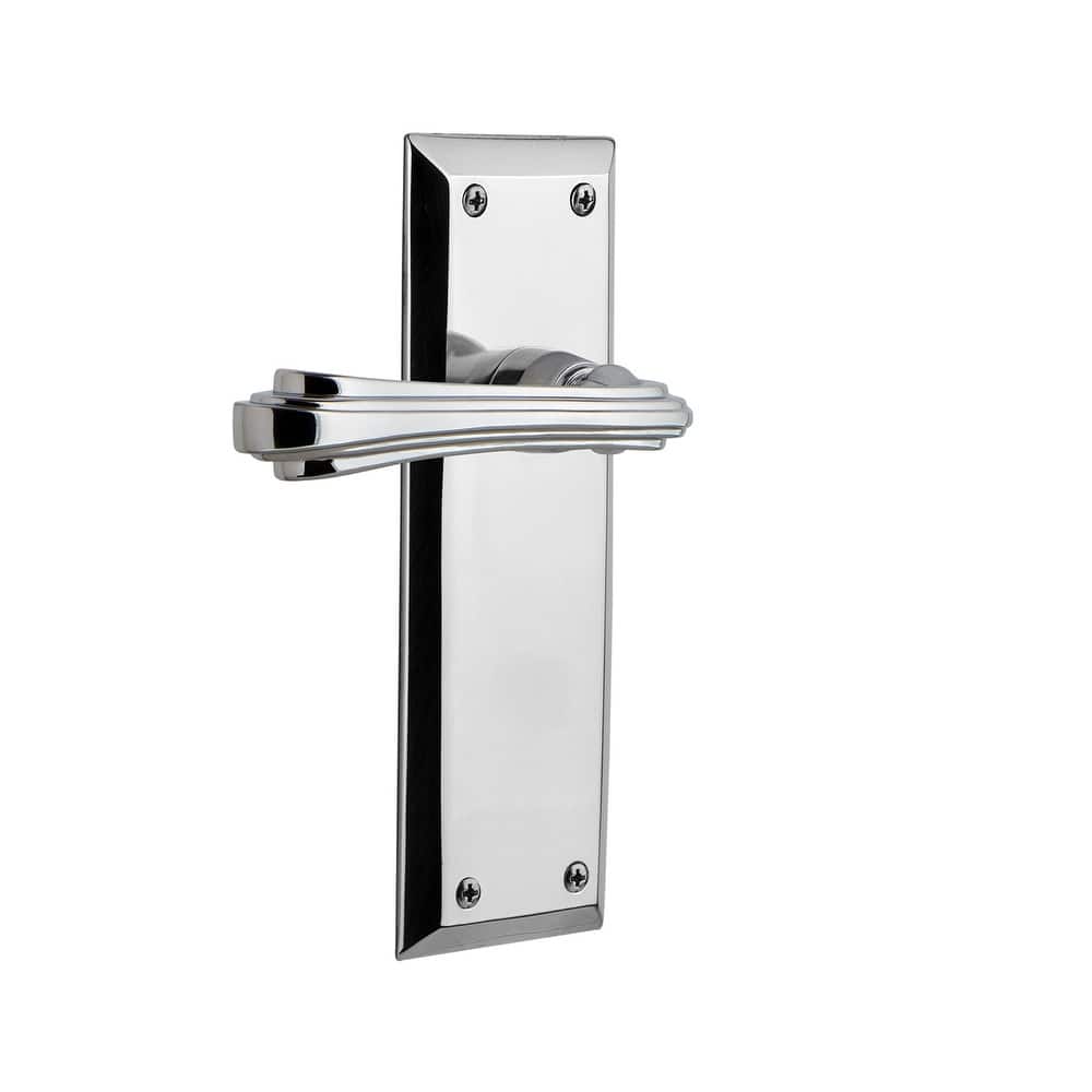 Nostalgic Warehouse Fleur Passage Door Lever Set with New York Rose