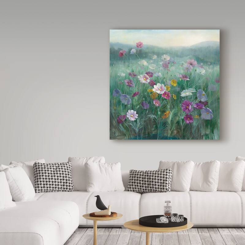 Danhui Nai 'Cosmos at Dawn' Canvas Art