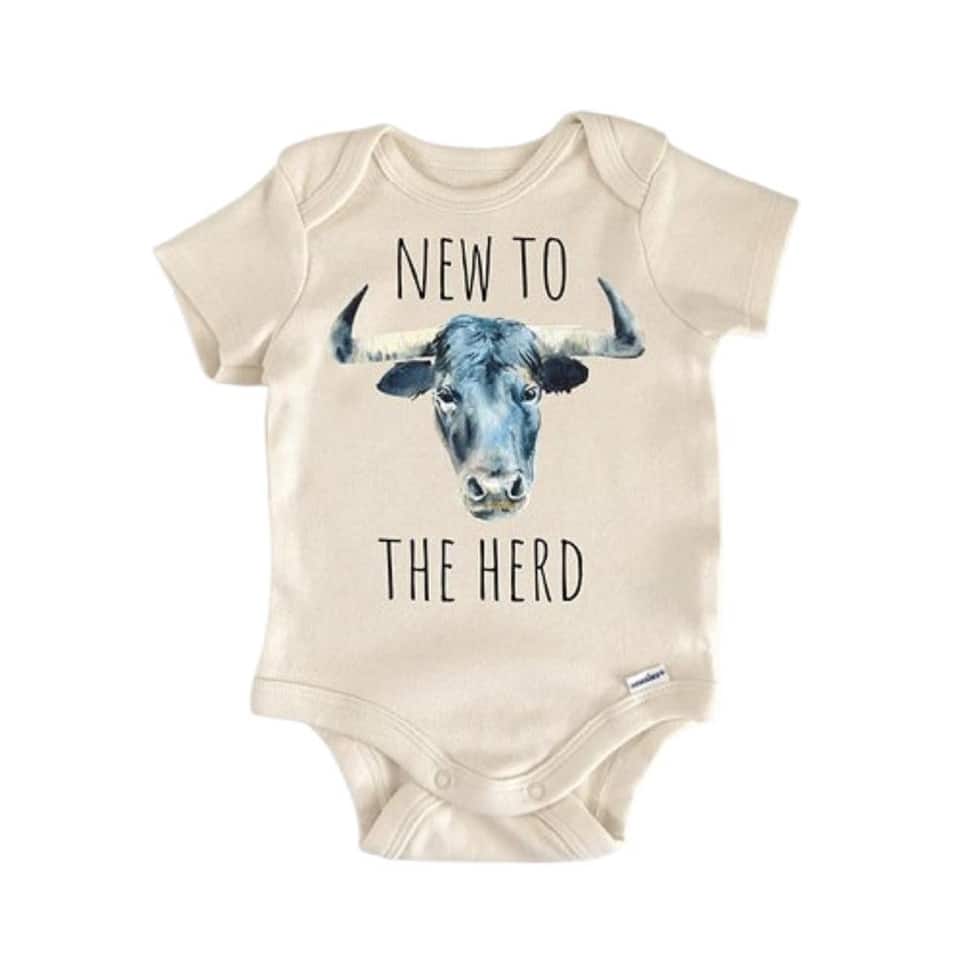 Cow Bull Farm Herd - Baby Boy Girl Clothes Infant