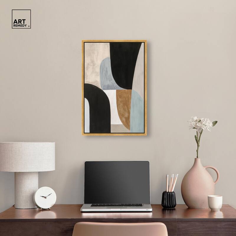 Interlocking Segments I Canvas by Art Remedy