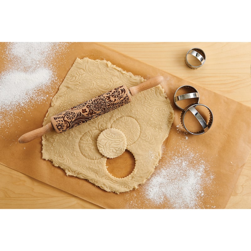 Mrs. Anderson's Baking Paisley Design Rolling Pin