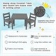 preview thumbnail 13 of 38, Costway 3PCS Kids Table & 2 Chairs Set Outdoor Heavy-Duty All-Weather - See Details