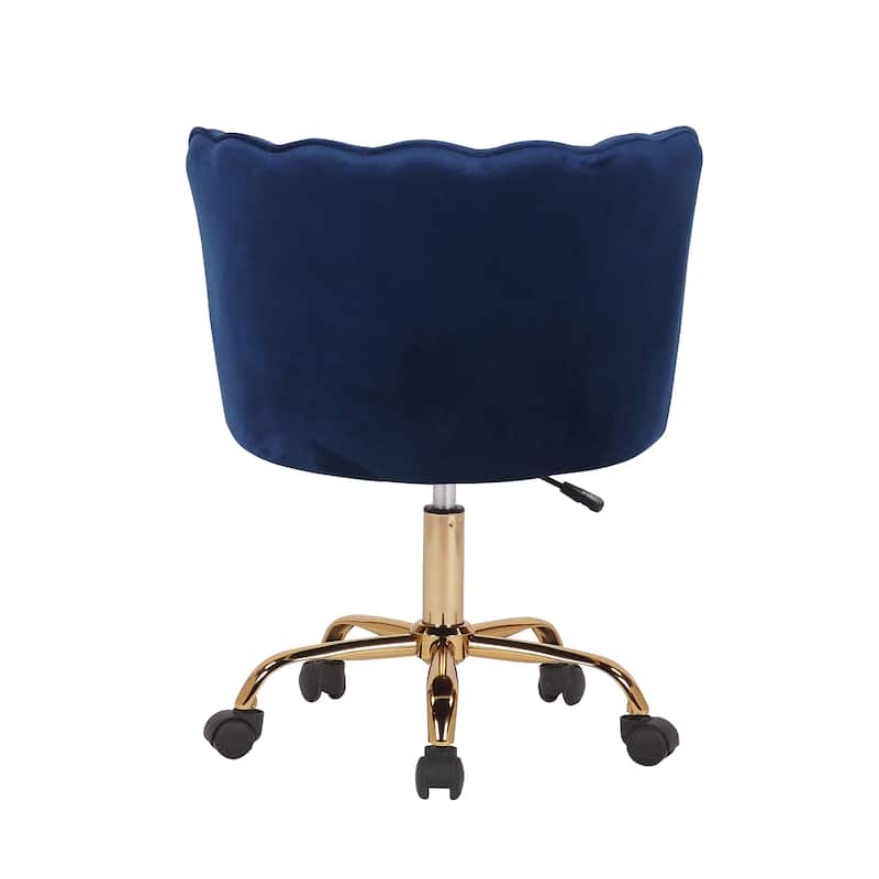 Porthos Home Alma Velvet Swivel Office Chair