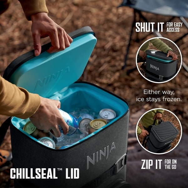 Ninja Outdoor FrostVault Go 36-Can Soft Cooler with Cold Dry Zone