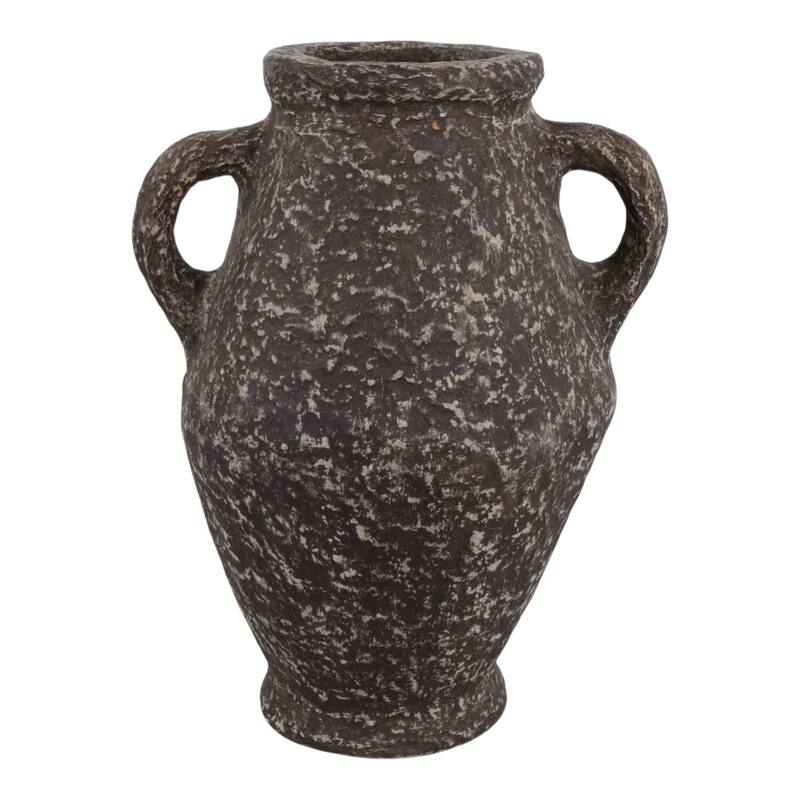 Pottery Paper Mache Vase Casual Mixed Material Handcrafted