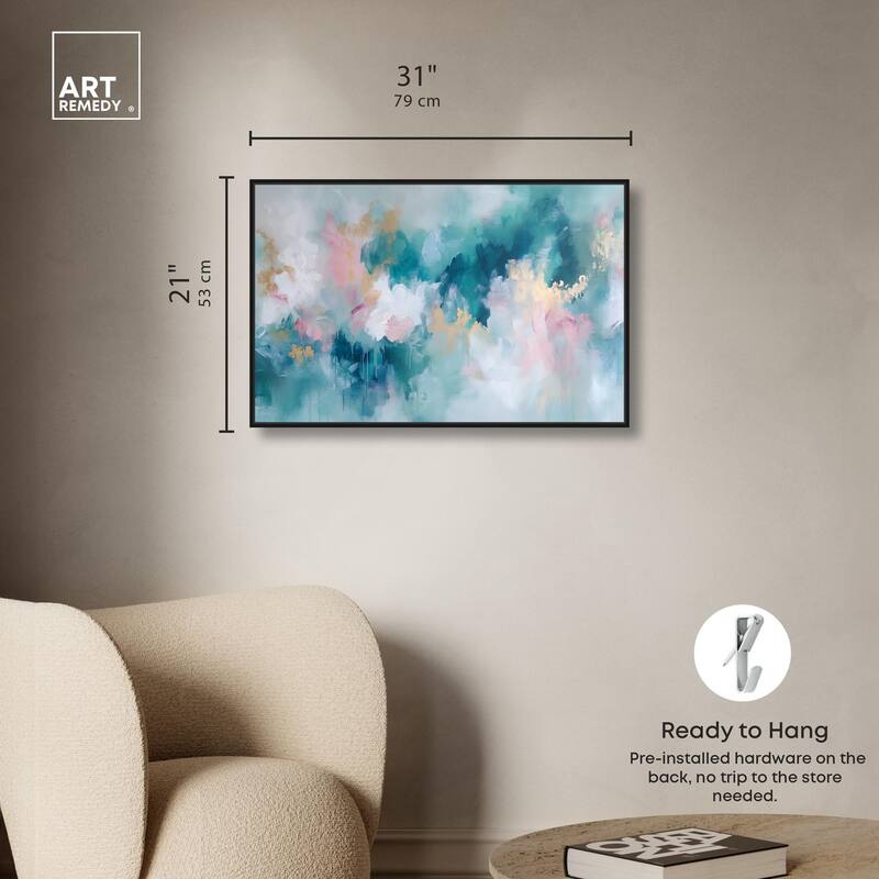 Emerald Sky Canvas by Art Remedy