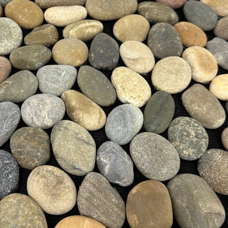 Brook Branch Real Stone Pebble Mat - 19 x 29