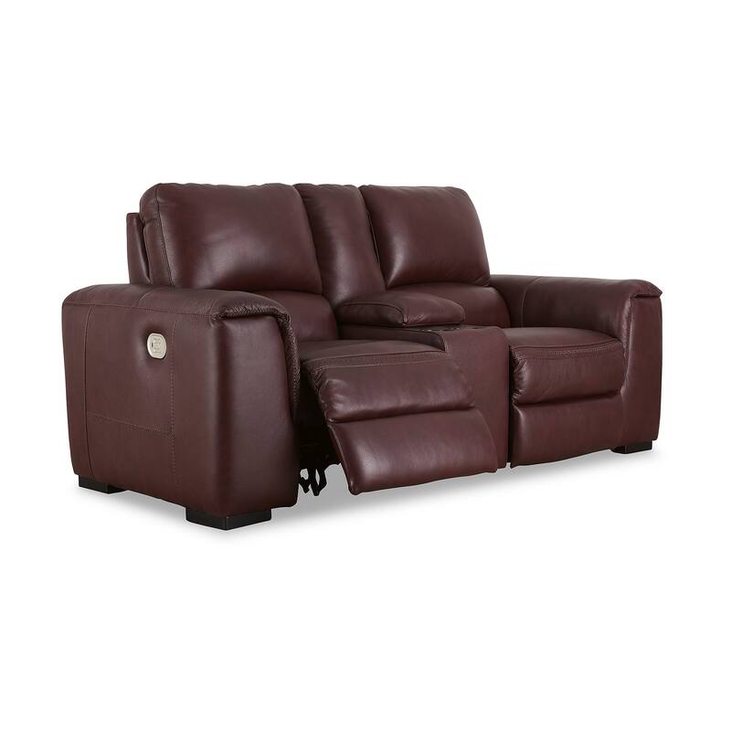 Signature Design by Ashley Alessandro Power Reclining Loveseat with Console and Adjustable Headrest - 84"W x 40"D x 41"H
