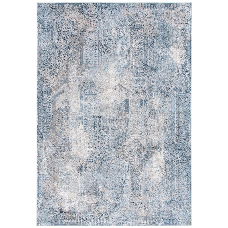 SAFAVIEH Parker Carolyne Modern & Contemporary Rug - 5'3" x 7'6" - Blue/Taupe