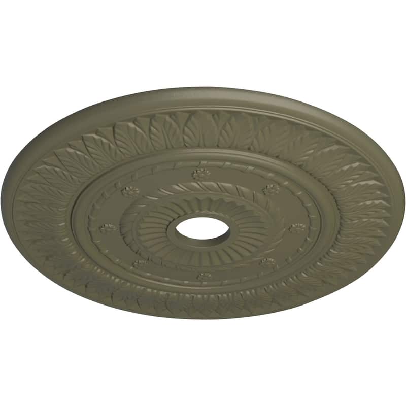 26 3/4"OD x 3 5/8"ID x 1 1/8"P Leaf Ceiling Medallion