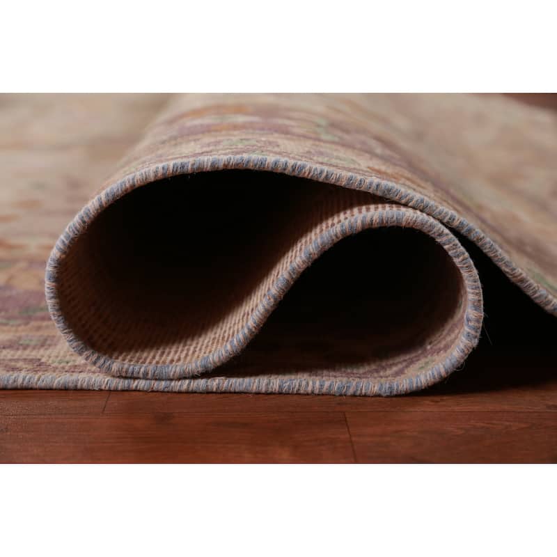 Tabriz Persian Vintage Area Rug Handmade Traditional Wool Carpet - 9'10" x 12'6"