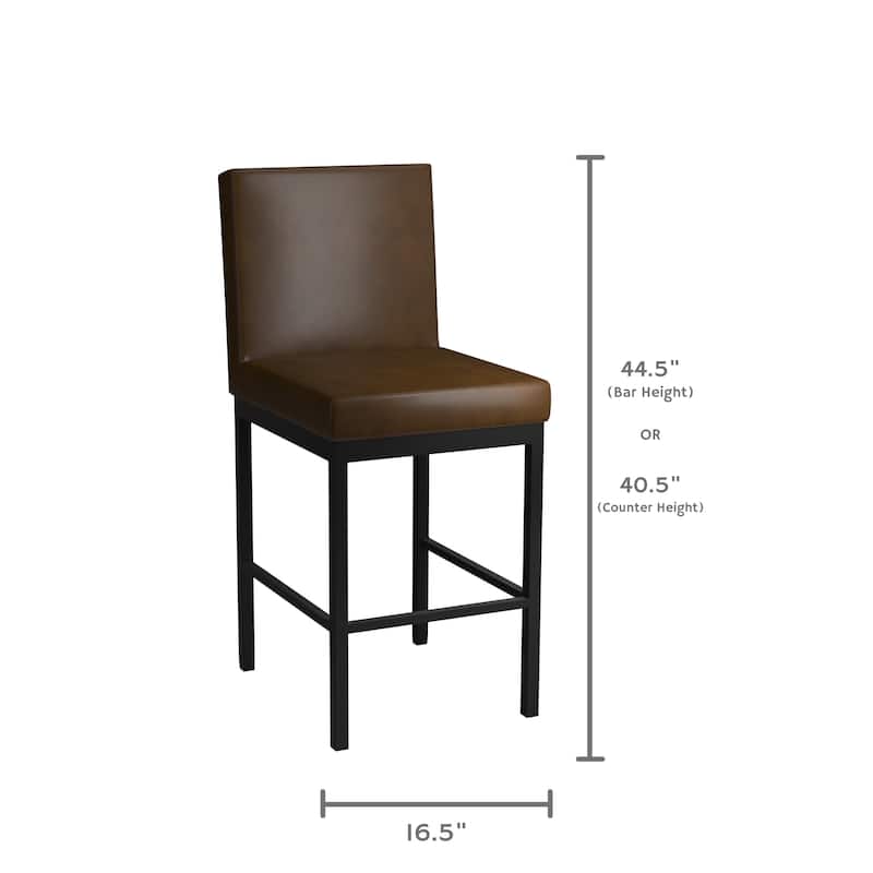 Tempo Furniture Auburn Stationary 26" Counterstool/30" Barstool by Furnish Theory