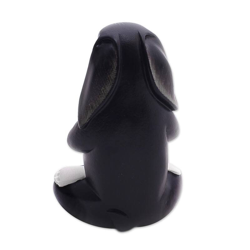 Novica Handmade Praying Wood Sculpture