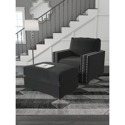 Signature Design by Ashley Gleston Black 2-Piece Upholstery Package - 37" W x 38" D x 37" H