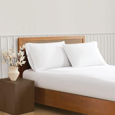 Truly Soft Green Recycled Pillowcase Pair