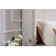 preview thumbnail 4 of 6, Upholstered Bed Frame with Wood Legs and Metal Support for Stability