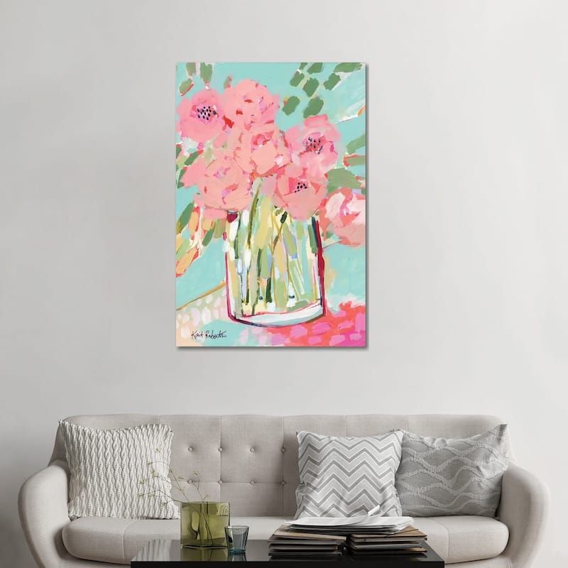 iCanvas "Hot Pink Summer" by Kait Roberts Canvas Print - 48x32x1.5