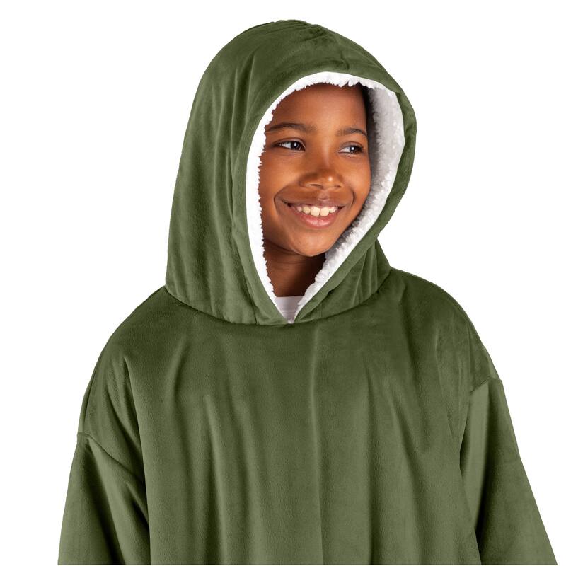 Bare Homey B-Cozy Oversized Sherpa Wearable Blanket