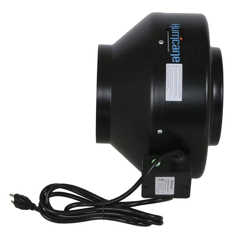 Hurricane Commercial Grade Inline Wall Mount Fan For HVAC & Ventilation Uses