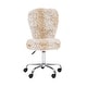 preview thumbnail 45 of 52, Clara Faux Fur Armless Office Chair