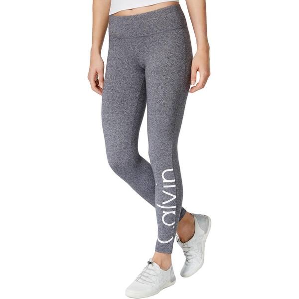 Shop Calvin Klein Performance Womens Athletic Leggings Logo Fitness Overstock 21951661