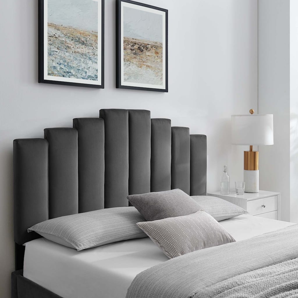Noelle Performance Velvet Twin Headboard