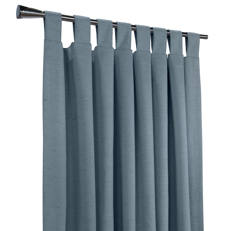 ThermaPlus Ventura Total Blackout Foamback Tab Top Curtain Panel Pair