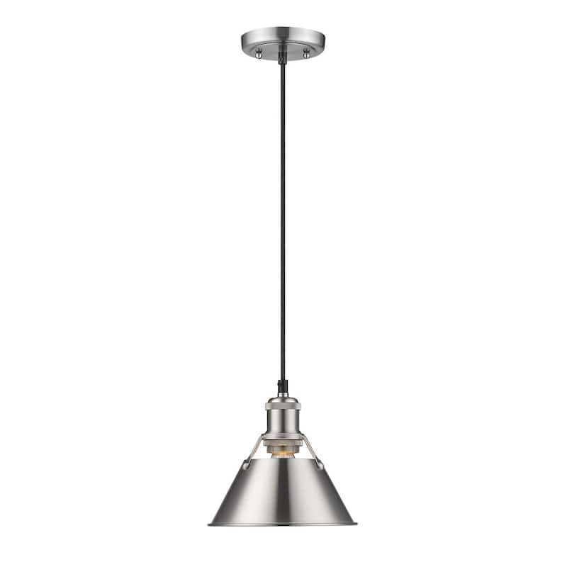 Orwell 7.5" Wide Steel Mini Pendant - N/A - Pewter