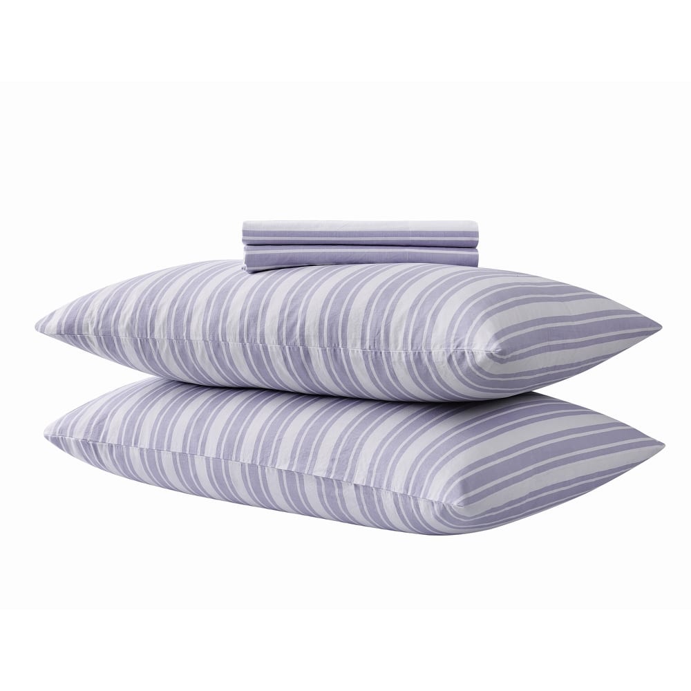 The Farmhouse by Rachel Ashwell Wide Ticking Stripe 4 Piece Sheet Set