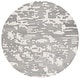 preview thumbnail 12 of 12, SAFAVIEH Handmade Chatham Miliana Abstract Wool Rug 6' Round - Grey/Ivory - Round