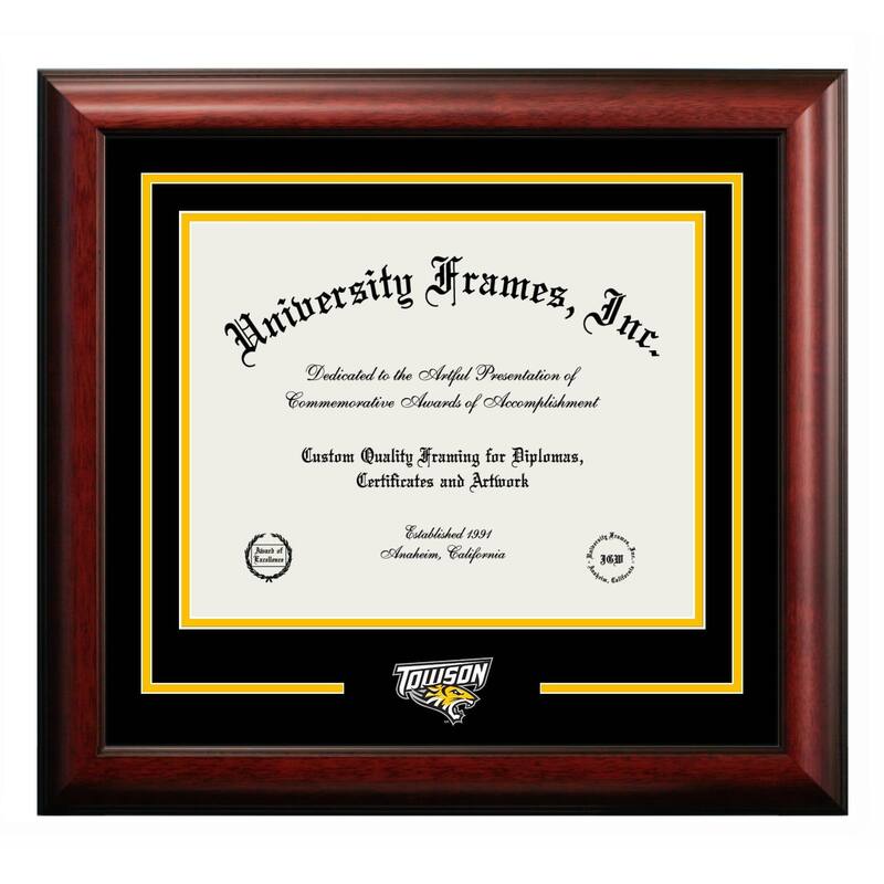 Towson Tigers 14w x 11h Spirit Diploma Frame