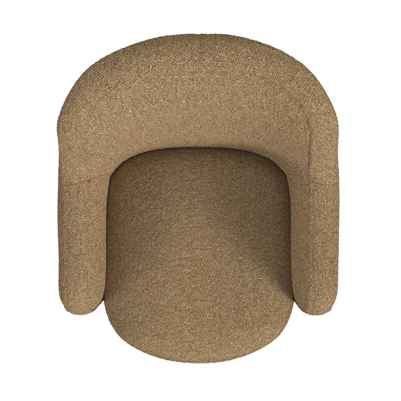HomePop Upholstered Swivel Accent Chair