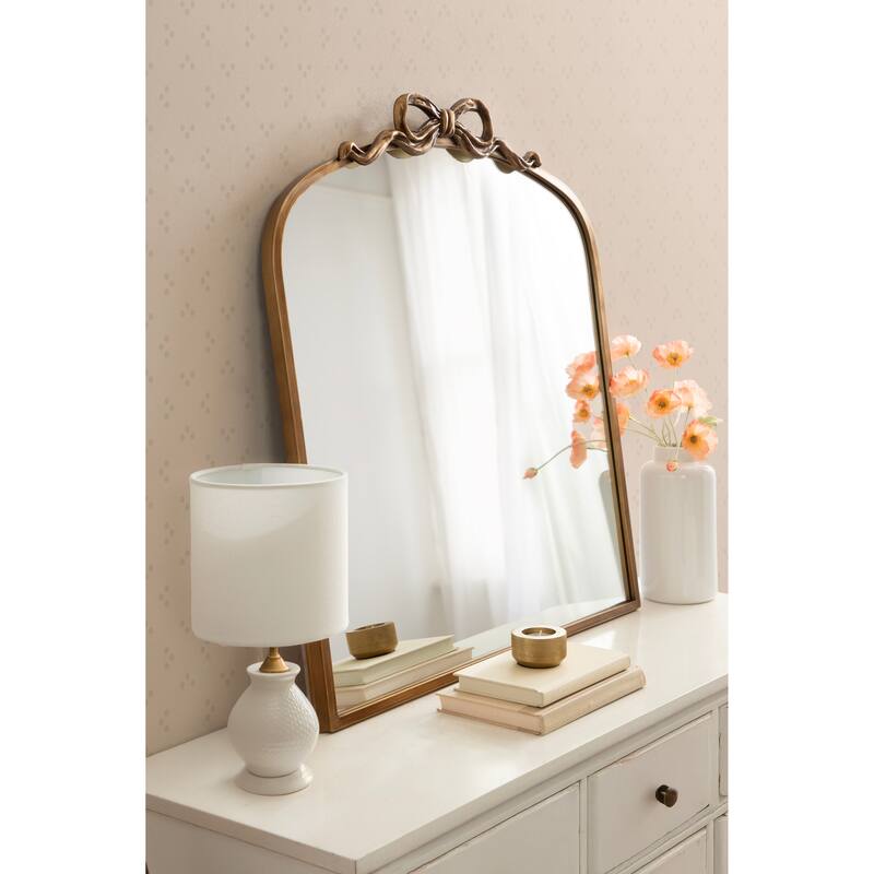 Kate and Laurel Arendahl Ribbon Arched Mirror
