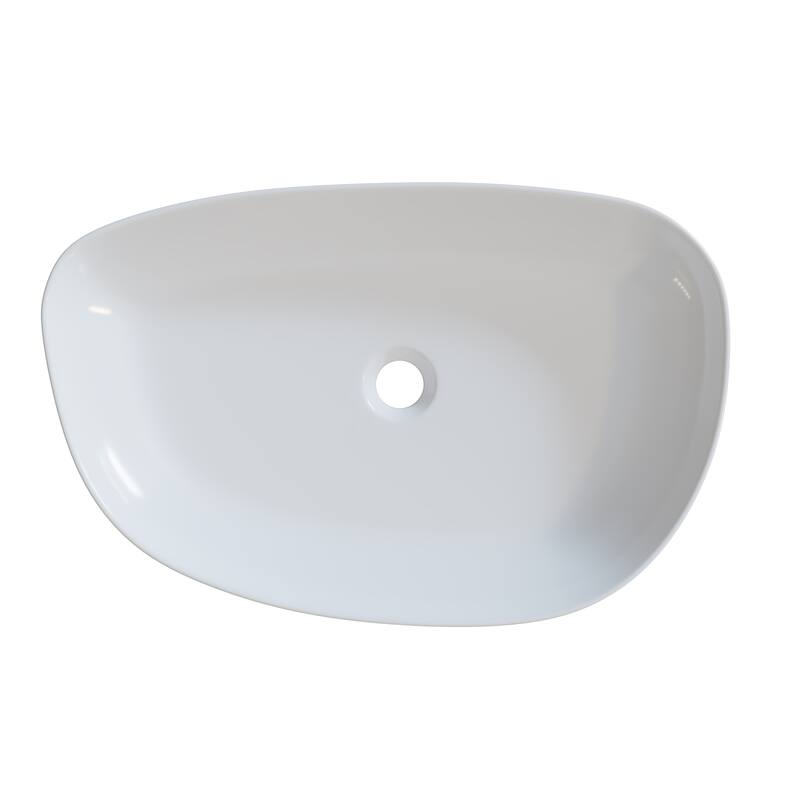Spica Bench Mount Ceramic Vessel Bathroom Sink