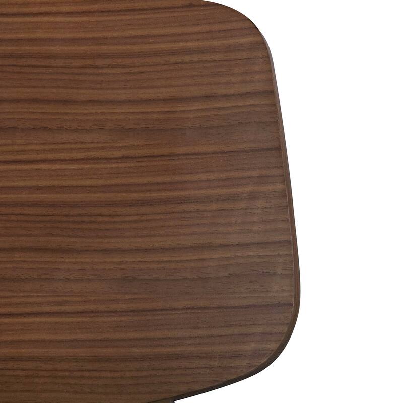 Furniture of America Beau I Mid-century Walnut 7-Piece Oval Dining Table Set