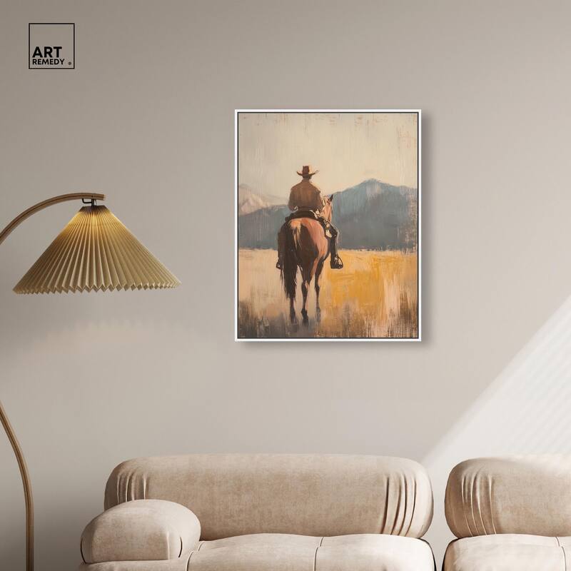 Long Ride Canvas by Art Remedy