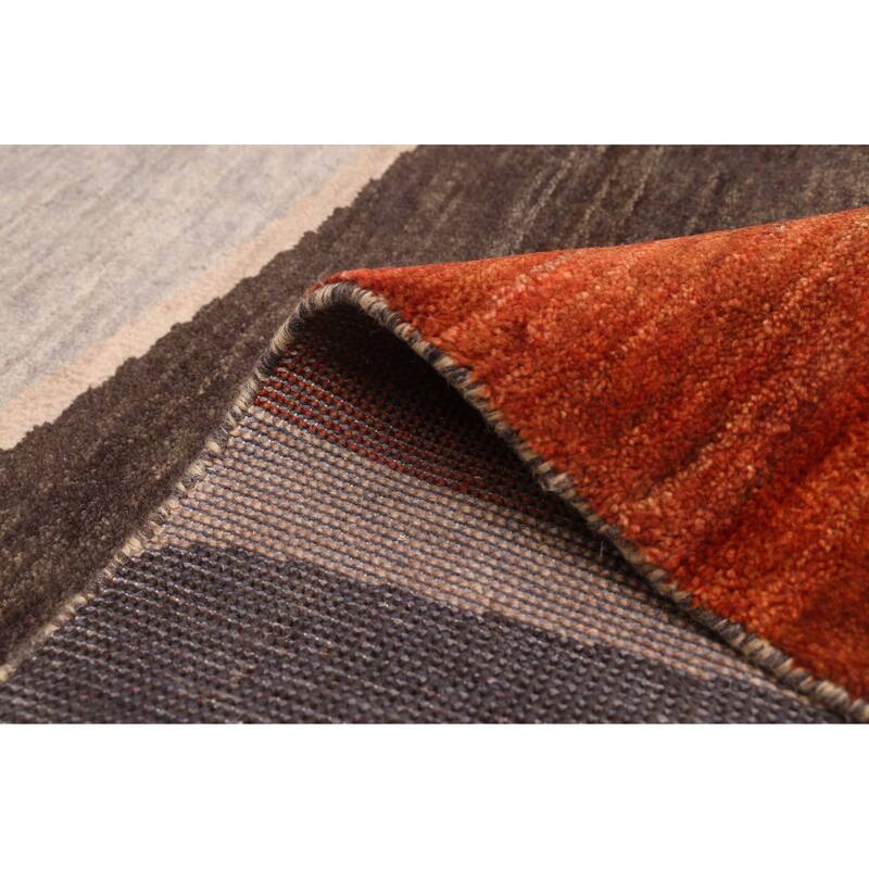 ECARPETGALLERY Hand-knotted Peshawar Ziegler Light Khaki Wool Rug - 5'1 x 6'10