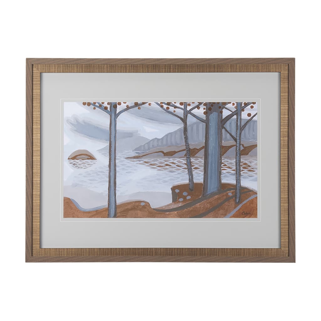 Windy Day Framed Art Print