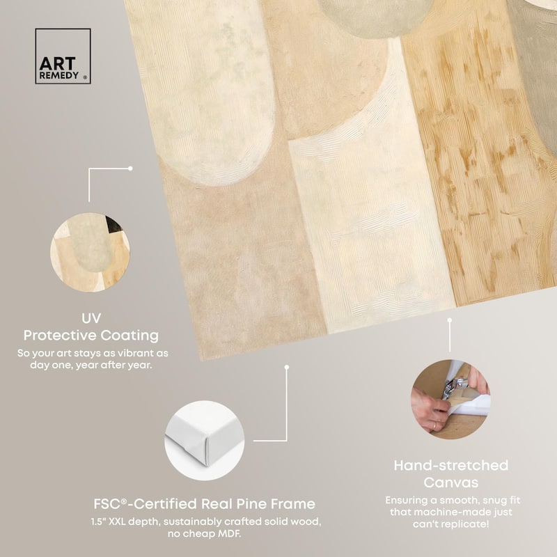 Overlapping Planes II Canvas by Art Remedy, Gallery Wrapped