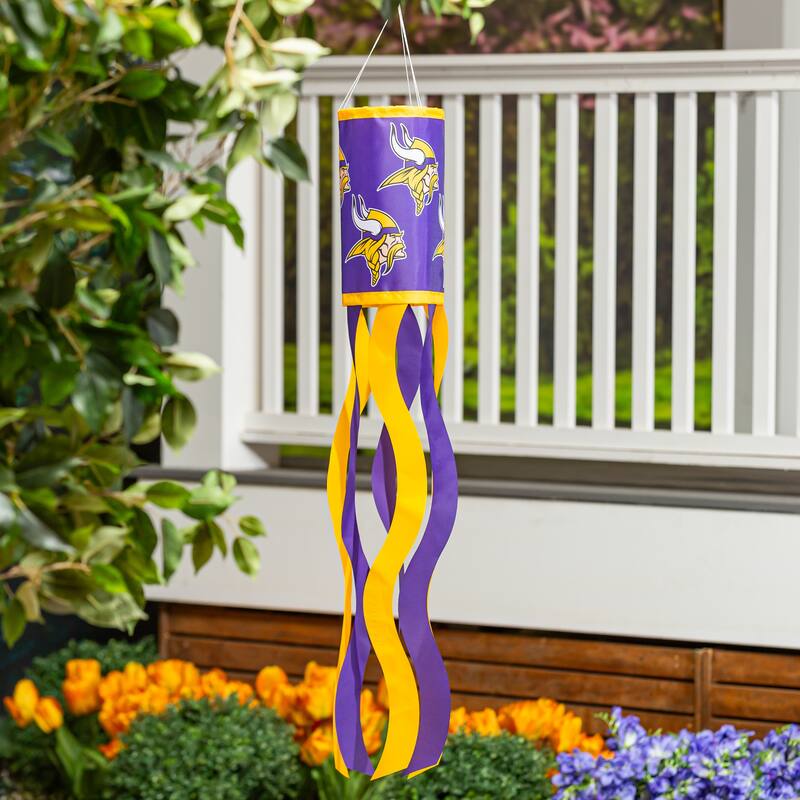 40" NFL Team Sublimated Fabric Windsock - Vikings