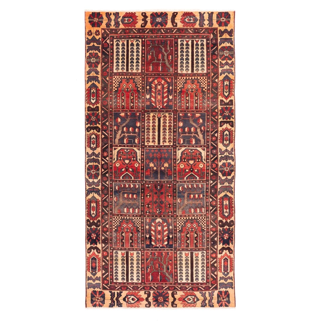ECARPETGALLERY Hand-knotted Andelz Red Wool Rug - 4'6 x 9'4