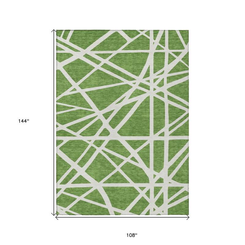 HomeRoots Geometric Transitional Rectangle Outdoor Rug